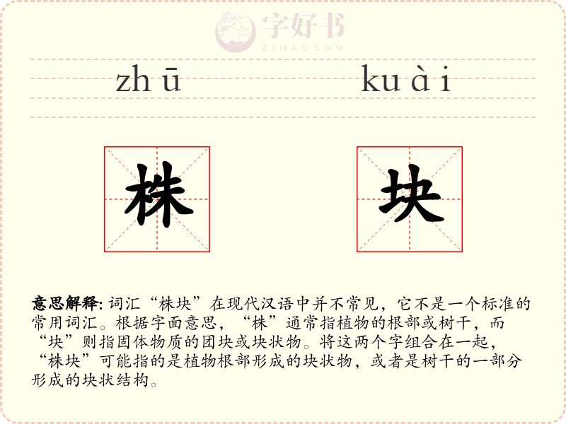 株块