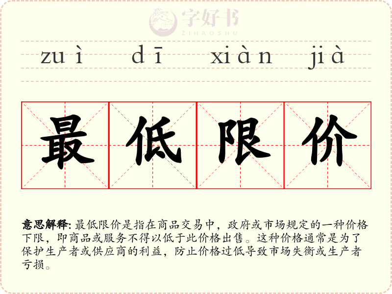 最低限价