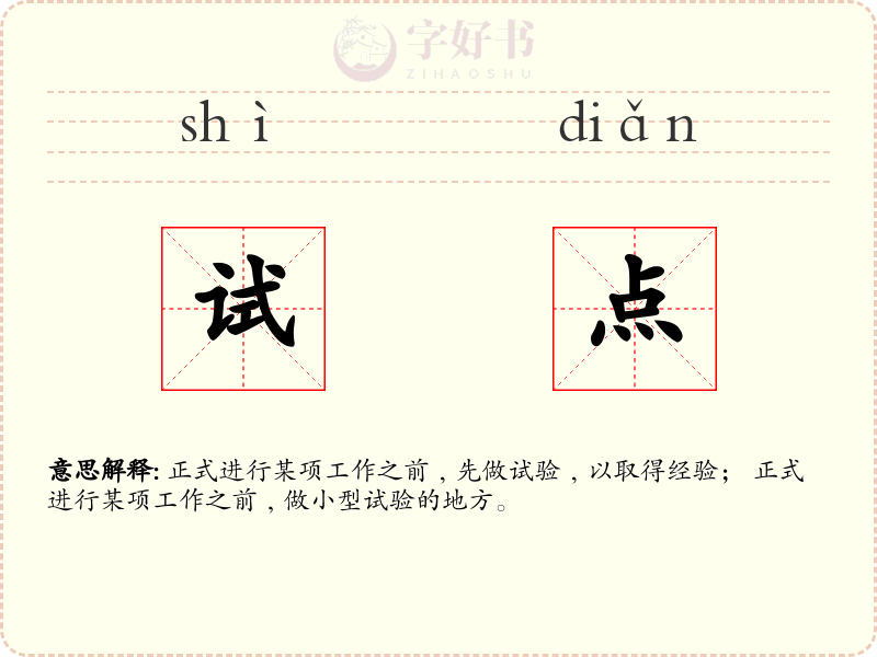 试点