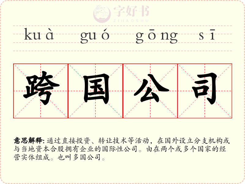 跨国公司
