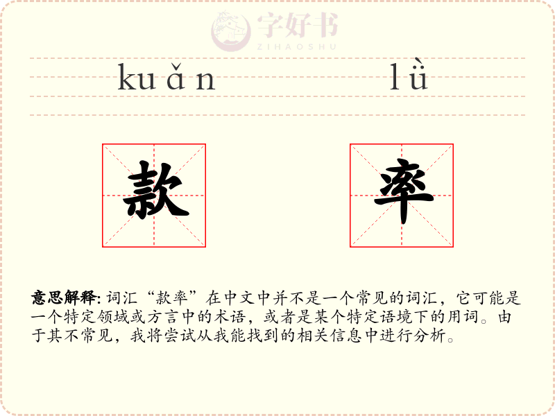 款率