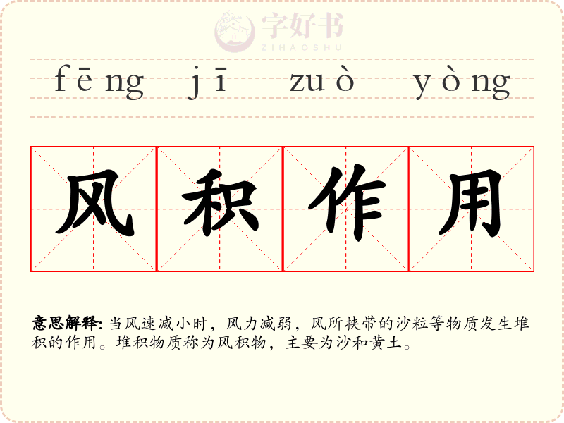风积作用
