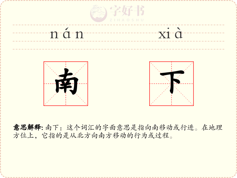 南下
