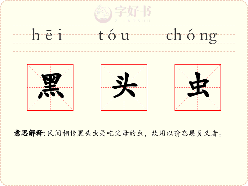 黑头虫