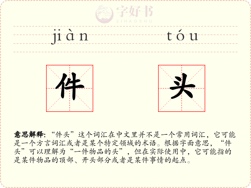 件头