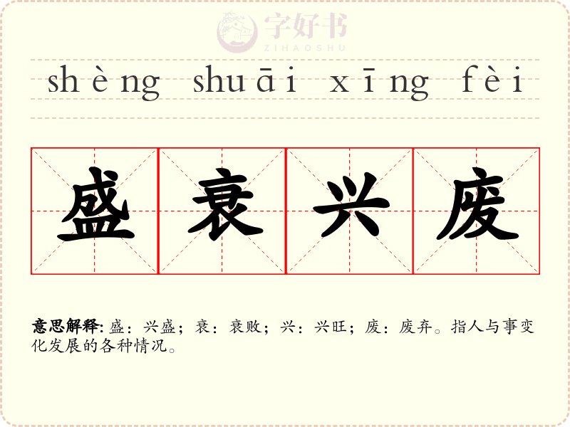 盛衰兴废
