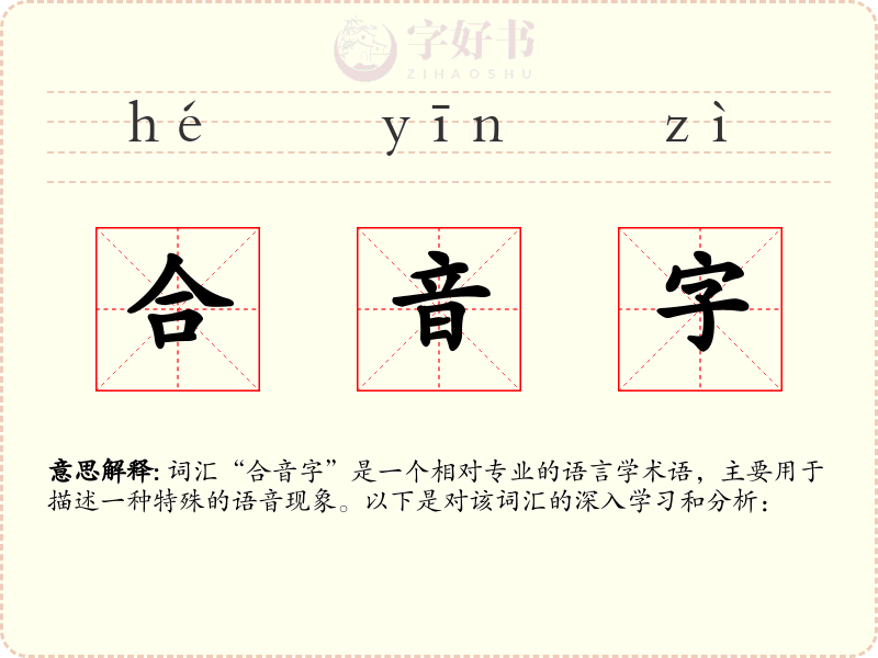 合音字