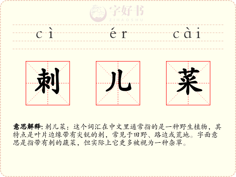 刺儿菜