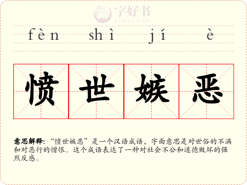 愤世嫉恶