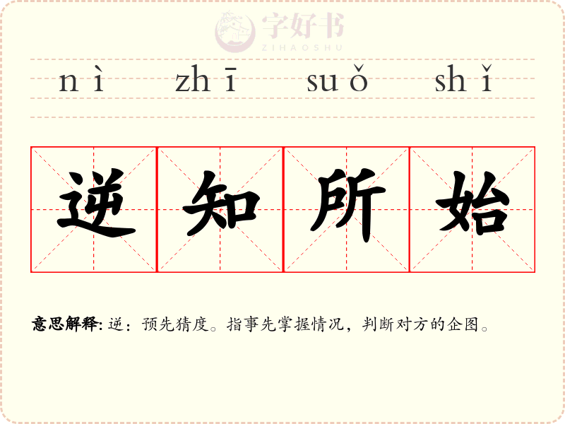 逆知所始