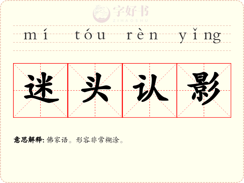 迷头认影