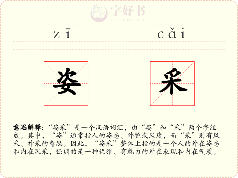 姿采