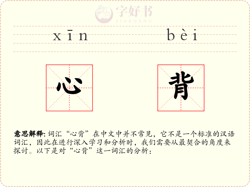 心背