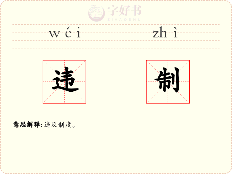 违制