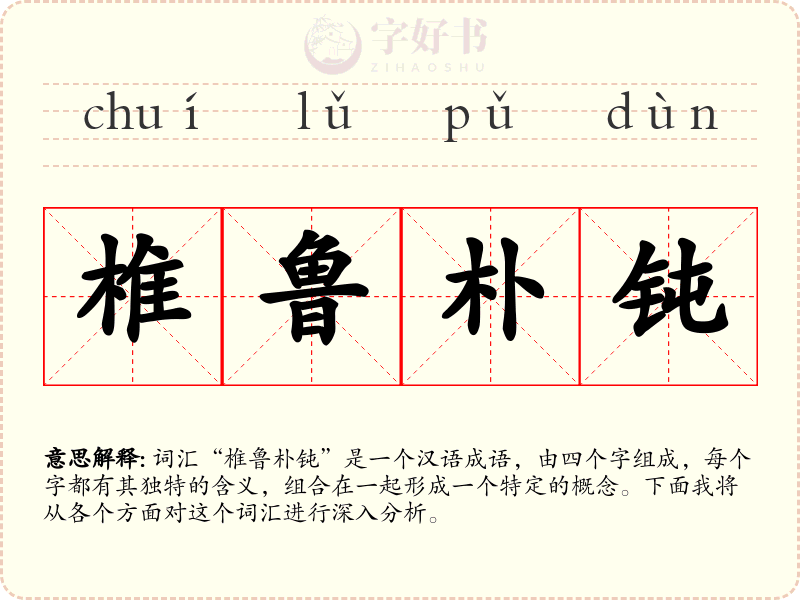 椎鲁朴钝