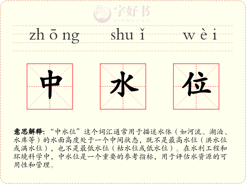 中水位