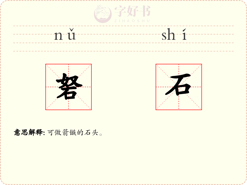 砮石