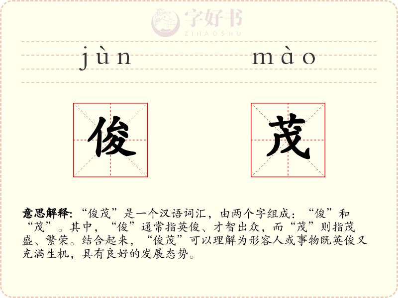 俊茂