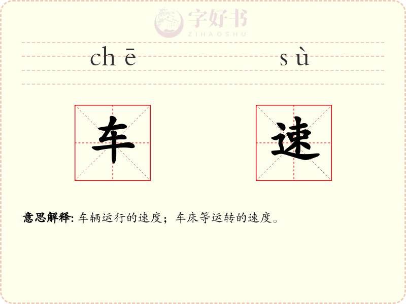车速