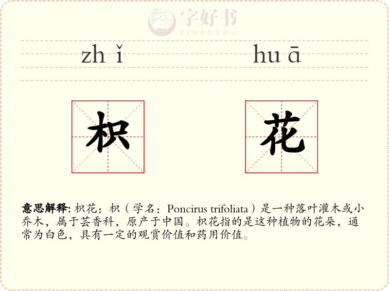 枳花