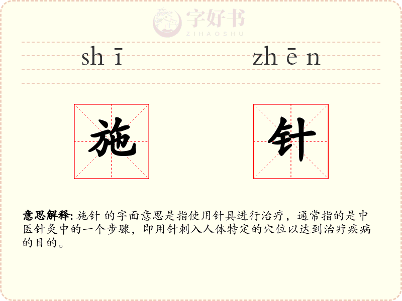 施针