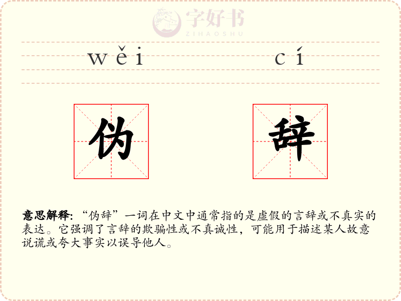 伪辞