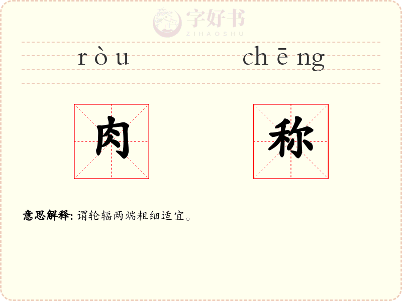 肉称