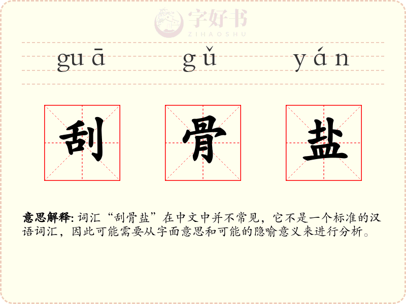 刮骨盐