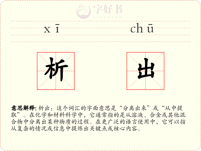 析出