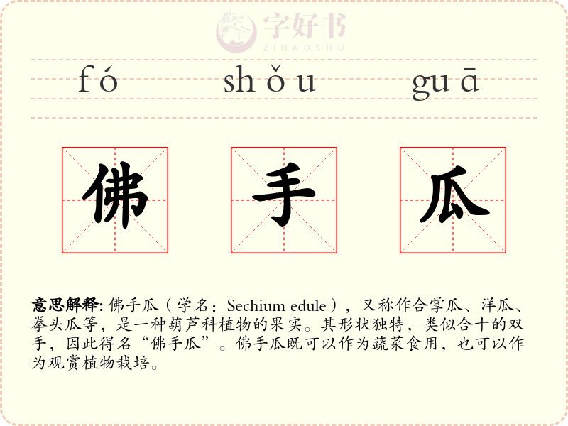 佛手瓜