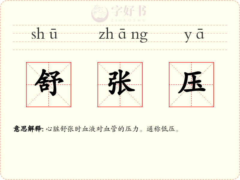 舒张压