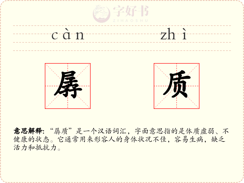 孱质