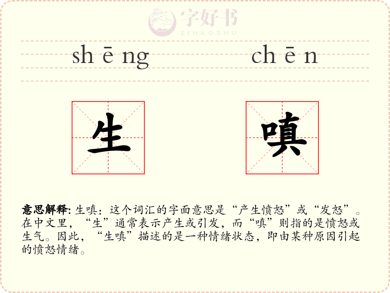 生嗔