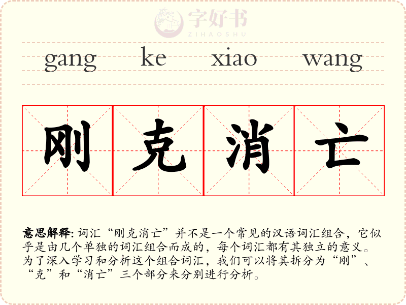 刚克消亡