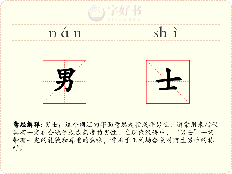 男士