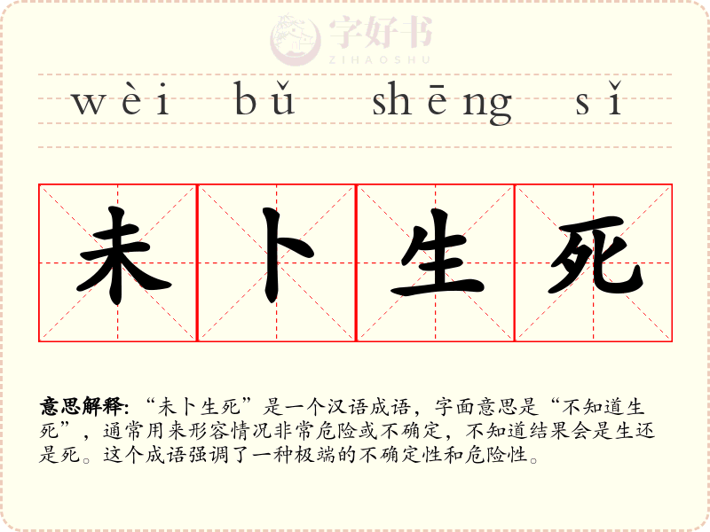 未卜生死