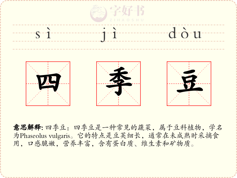 四季豆