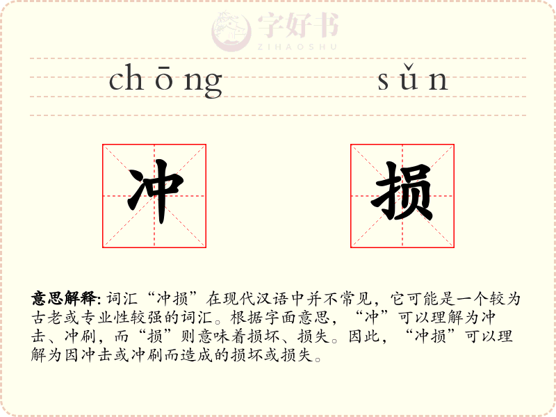 冲损