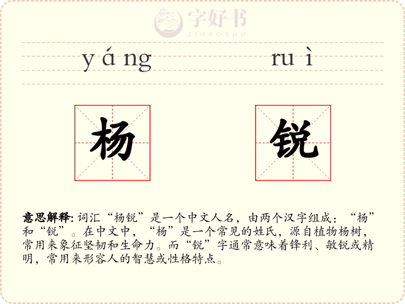 杨锐