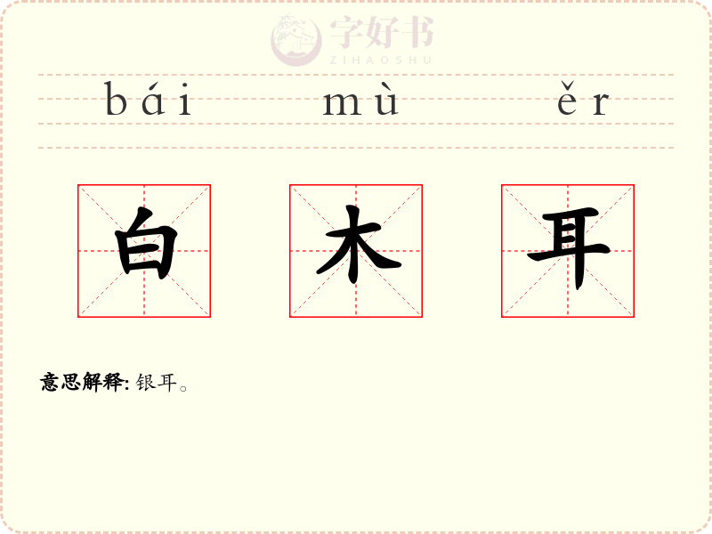 白木耳