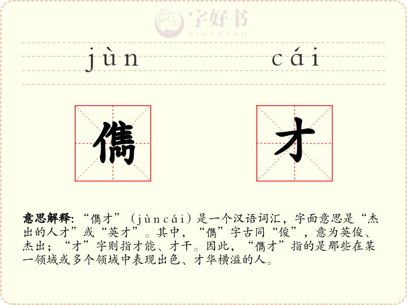 儁才