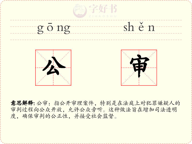 公审