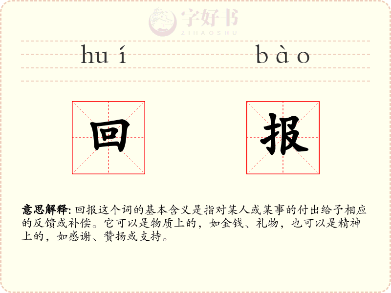 回报
