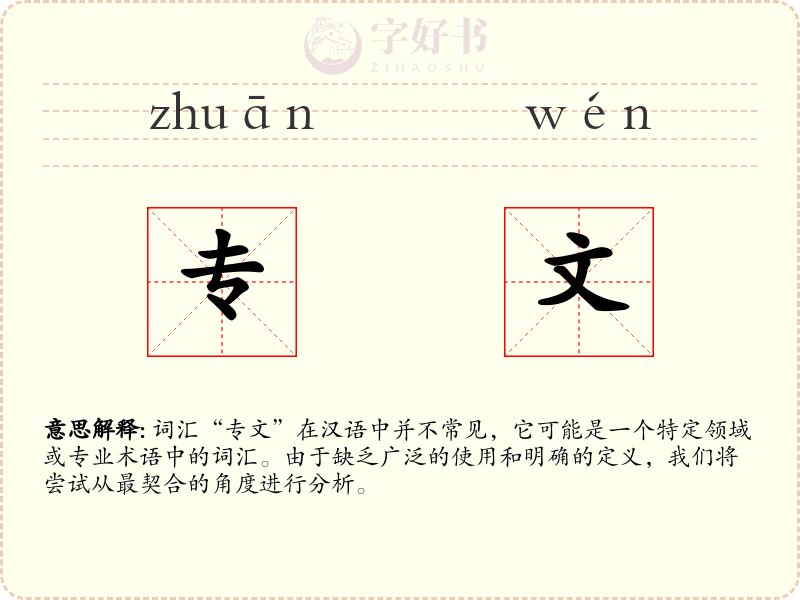 专文