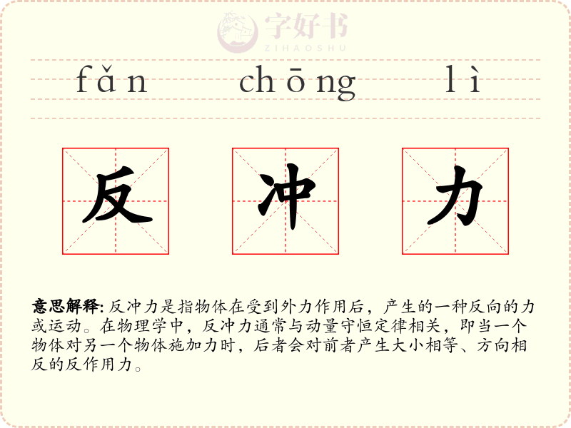 反冲力