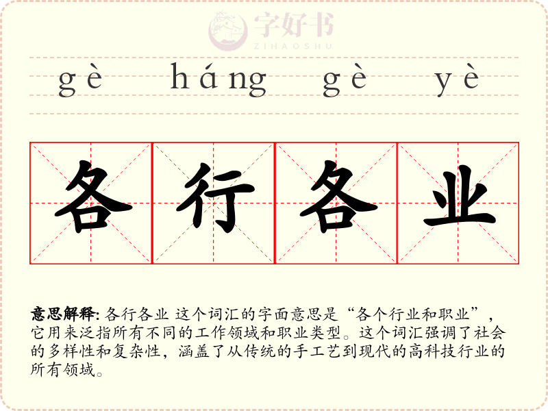 各行各业