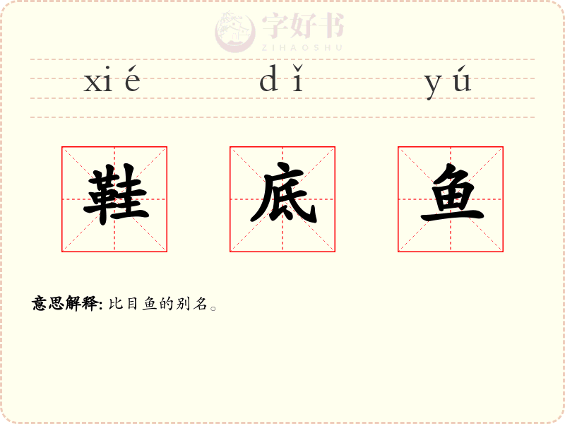 鞋底鱼