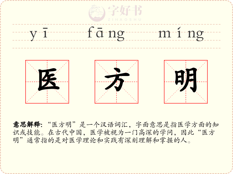 医方明