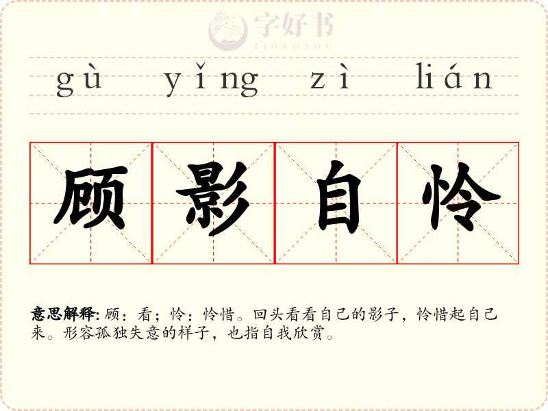顾影自怜
