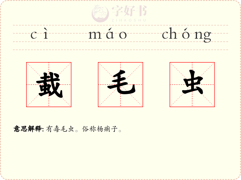 蛓毛虫